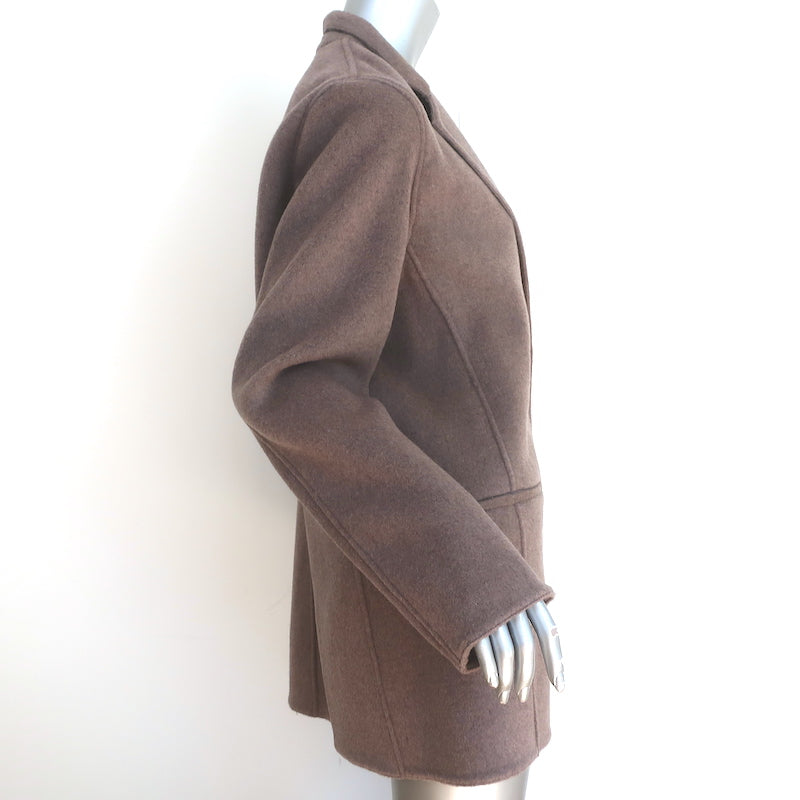 Jenni Kayne Jacket Brown Wool-Blend Size Extra Large Oversize Blazer