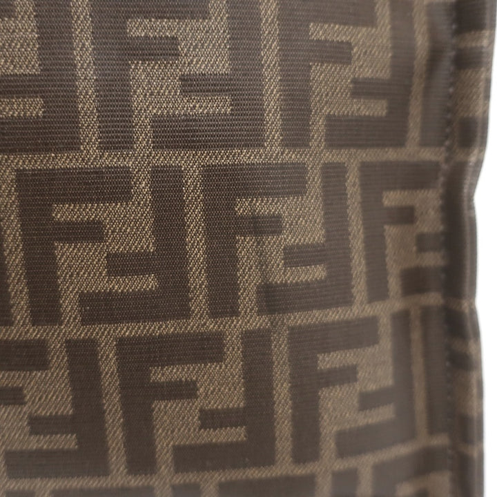 Fendi x FILA Mania FF Zucca Extra Large Tote Bag Brown Coated Canvas