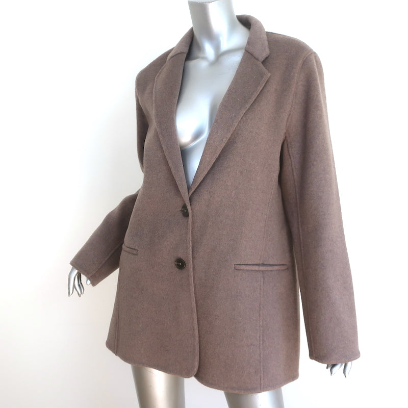 Jenni Kayne Jacket Brown Wool-Blend Size Extra Large Oversize Blazer