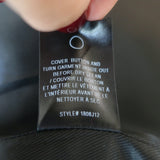 Robert Rodriguez Leopard Print Blazer Red Satin Size 8 One-Button Jacket NEW