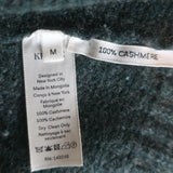 Khaite Wallis Cashmere Turtleneck Sweater Dark Green Size Medium