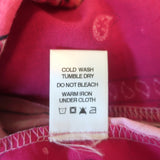 EB Denim Bandana Shirt Pink Cotton Size Medium Long Sleeve Top