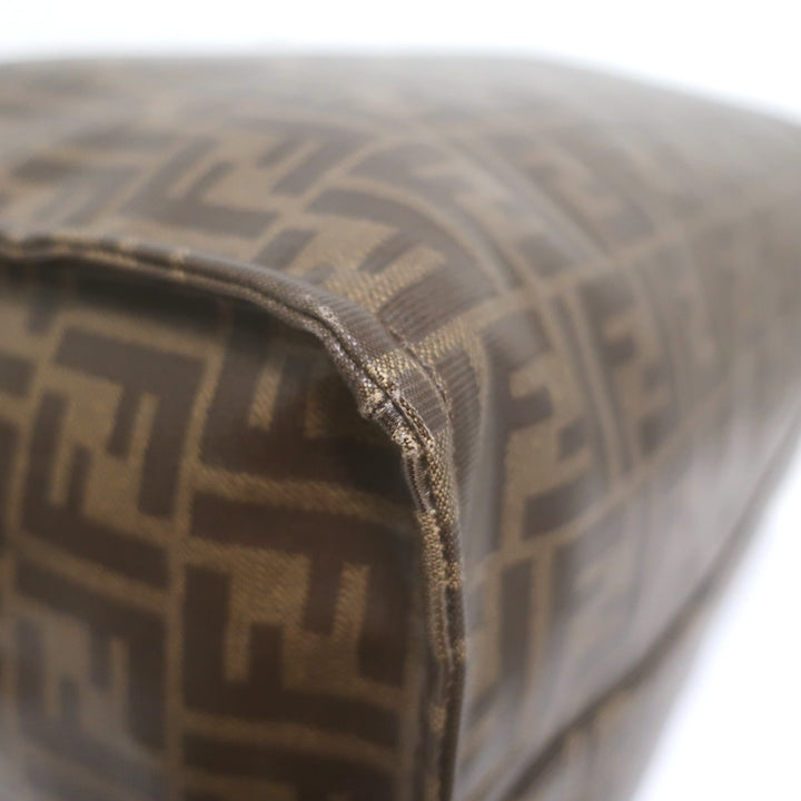 Fendi x FILA Mania FF Zucca Extra Large Tote Bag Brown Coated Canvas