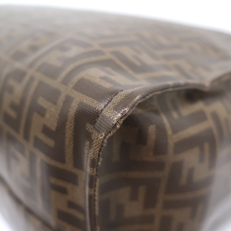 Fendi x FILA Mania FF Zucca Extra Large Tote Bag Brown Coated Canvas