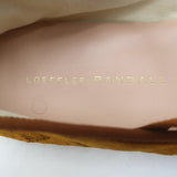 Loeffler Randall Leonie Soft Bow Ballet Flats Ochre Velvet Size 9