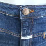 Closed Stover-X Cropped Jeans Dark Blue Stretch Cotton Size 26