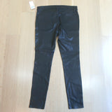 FRAME Le Skinny de Jeanne Leather Pants Washed Black Size 30 NEW
