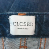 Closed Stover-X Cropped Jeans Dark Blue Stretch Cotton Size 26