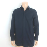 Givenchy Wing Graphic Columbian Fit Shirt Black Cotton Size 38 NEW