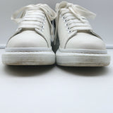 Alexander McQueen Oversized Sneakers White Leather & Black Suede Size 36