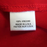 MISA Split-Sleeve Maxi Dress Andra Red Floral Print Chiffon Size Large NEW