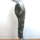Faith Connexion Camo Cargo Pants Army Green Cotton Size Medium