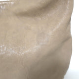 Yves Saint Laurent Roady Hobo Beige Leather Large Shoulder Bag