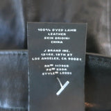 J Brand L8001 Leather Leggings Black Size 29 Skinny Pants