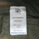 Faith Connexion Camo Cargo Pants Army Green Cotton Size Medium