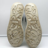 Alexander McQueen Oversized Sneakers White Leather & Black Suede Size 36