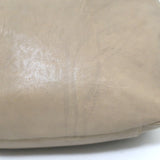 Yves Saint Laurent Roady Hobo Beige Leather Large Shoulder Bag