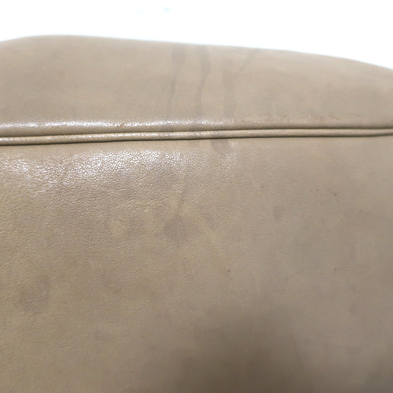 Yves Saint Laurent Roady Hobo Beige Leather Large Shoulder Bag
