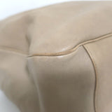 Yves Saint Laurent Roady Hobo Beige Leather Large Shoulder Bag