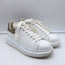 Alexander McQueen Oversized Sneakers White Leather & Leopard Suede Size 36