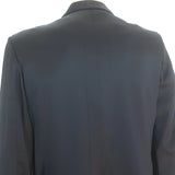 Ann Demeulemeester Satin Blazer Black Size Extra Large One-Button Jacket NEW