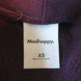 Madhappy Limited Edition Aspen Hoodie Sweatshirt Purple Size Extra Small