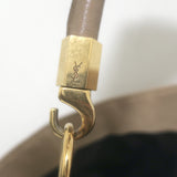 Yves Saint Laurent Roady Hobo Beige Leather Large Shoulder Bag