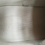 Alexander McQueen Oversized Sneakers White Leather & Leopard Suede Size 36