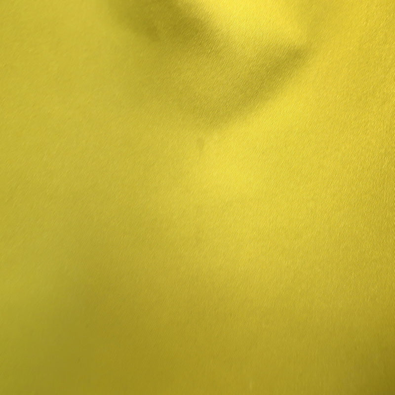 No. 21 Sleeveless Tiered Mini Dress Yellow Taffeta Size 44