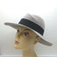 Maison Michel Virginie Fedora Hat Light Gray Wool Felt Size Small