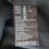 Ann Demeulemeester Double-Lapel Blazer Black Cotton-Linen Size Large