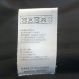 Maje Coat Garvelle Dark Teal Leather-Trimmed Boucle Wool Size 36