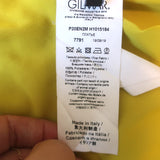 No. 21 Sleeveless Tiered Mini Dress Yellow Taffeta Size 44