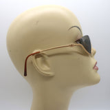 Chanel CC Half-Rim Sunglasses Matte Gold 4004 102/93