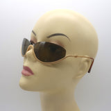 Chanel CC Half-Rim Sunglasses Matte Gold 4004 102/93