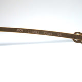 Chanel CC Half-Rim Sunglasses Matte Gold 4004 102/93