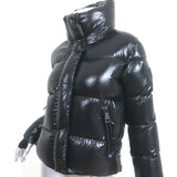 SAM Andi Down Puffer Jacket Glossy Black Size Extra Small
