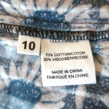 Ulla Johnson Tiered Midi Skirt Amelia Floral Print Cotton Voile Size 10 NEW