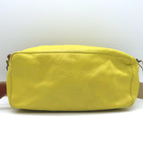 Miu Miu Rectangular Shoulder Bag Yellow Leather Small Crossbody