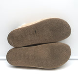 Jenni Kayne Shearling-Lined Moc Clogs Taupe Suede Size 37