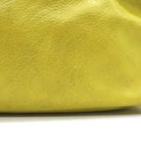 Miu Miu Rectangular Shoulder Bag Yellow Leather Small Crossbody