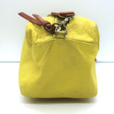 Miu Miu Rectangular Shoulder Bag Yellow Leather Small Crossbody