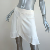 Chloe Mini Skirt Milk White Crepe Size 42
