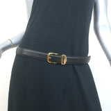 Aureum Collective No. 3 Belt Black Leather & Gold Size Medium/Large NEW
