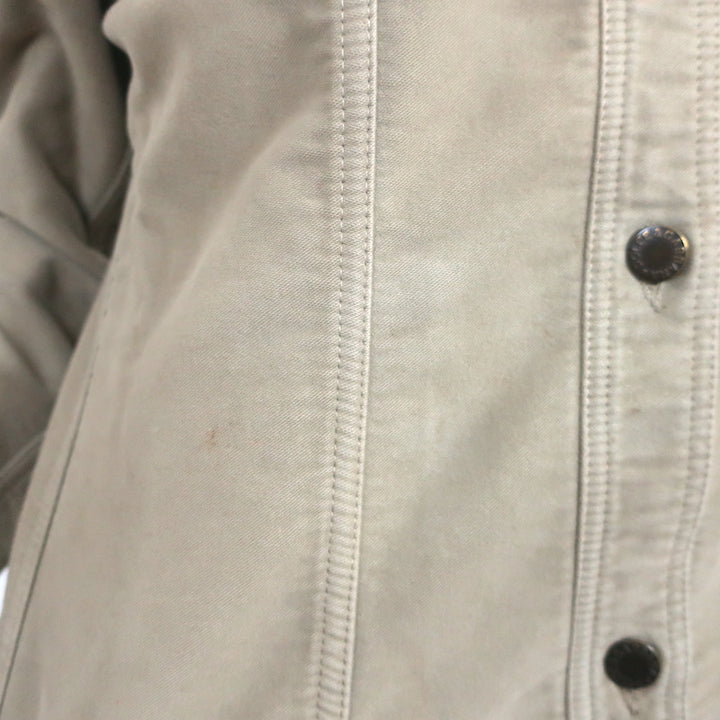 Dolce &amp; Gabbana Button-Up Jacket Beige Cotton Size 44