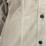 Dolce & Gabbana Button-Up Jacket Beige Cotton Size 44