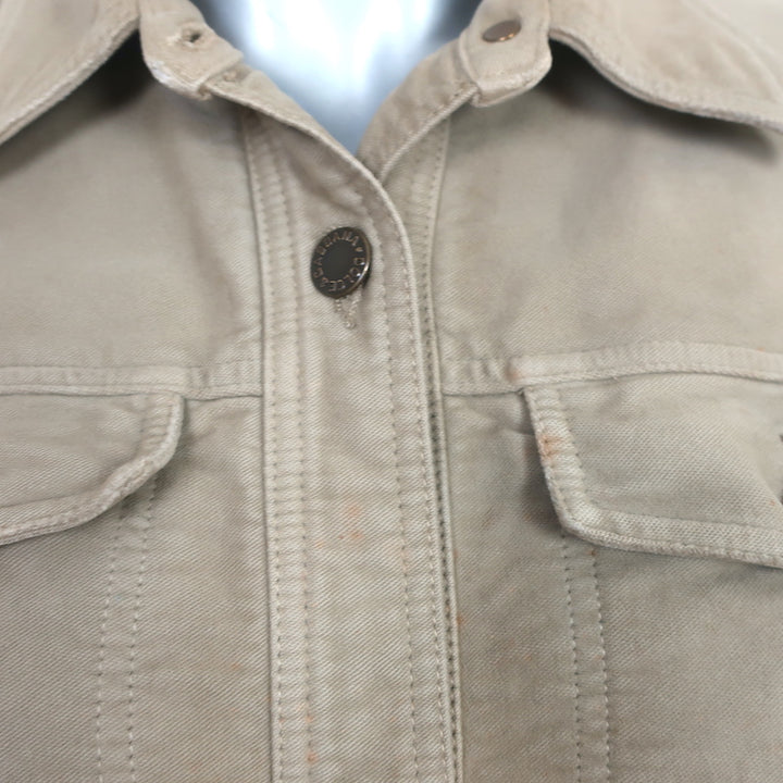 Dolce &amp; Gabbana Button-Up Jacket Beige Cotton Size 44