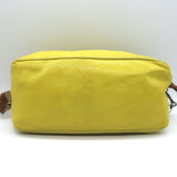Miu Miu Rectangular Shoulder Bag Yellow Leather Small Crossbody