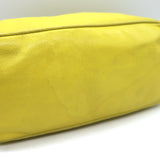 Miu Miu Rectangular Shoulder Bag Yellow Leather Small Crossbody