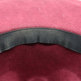 ANINE BING Wool Felt Fedora Hat Burgundy